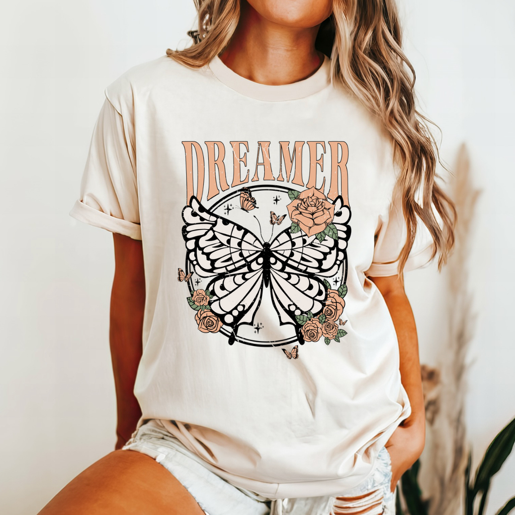 Dreamer Comfort Color - Adult & Kids T-Shirts, Sweatshirts & Hoodies apparel design preview 1