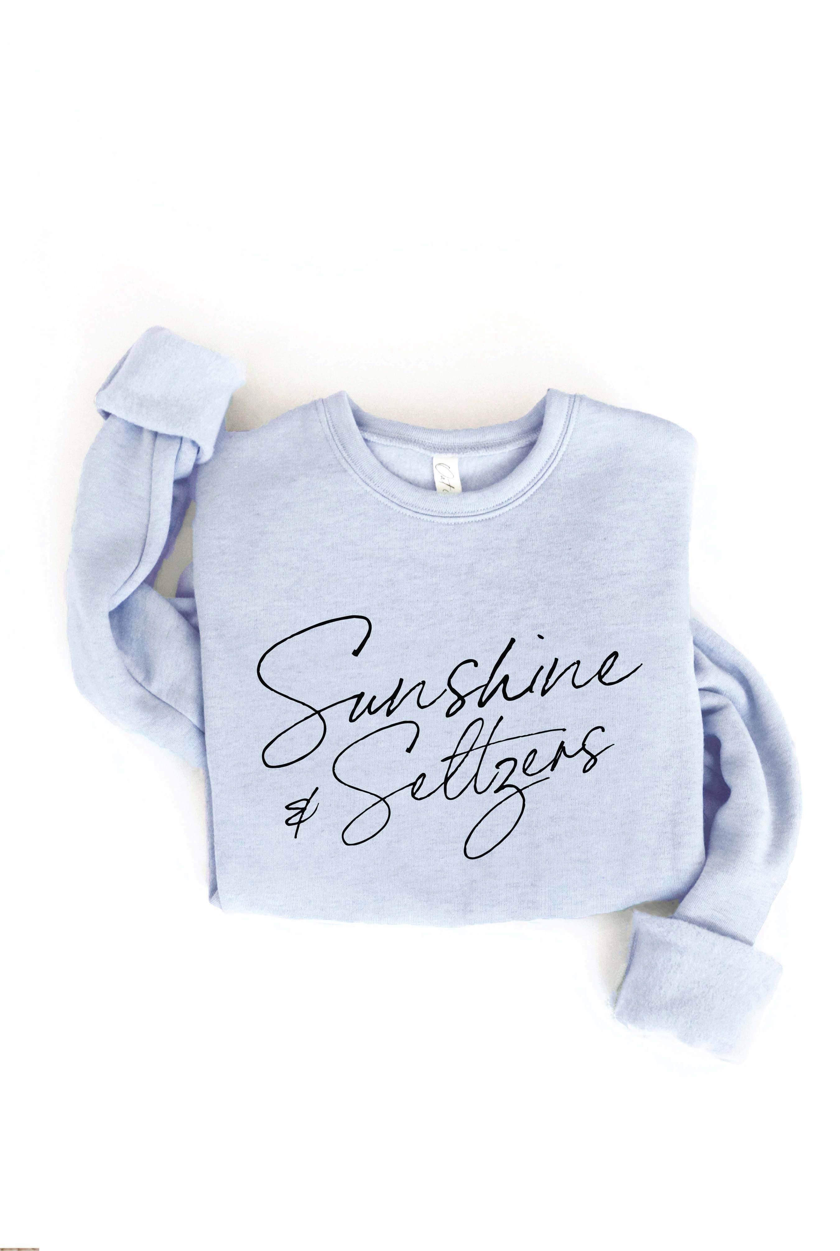 Sunshine and Seltzers Graphic - Adult & Kids T-Shirts, Sweatshirts & Hoodies apparel design preview 1
