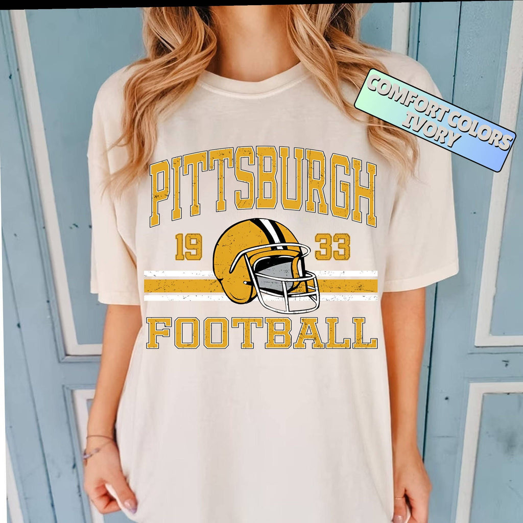 Pittsburgh Vintage 90's - Adult & Kids T-Shirts, Sweatshirts & Hoodies apparel design preview 1