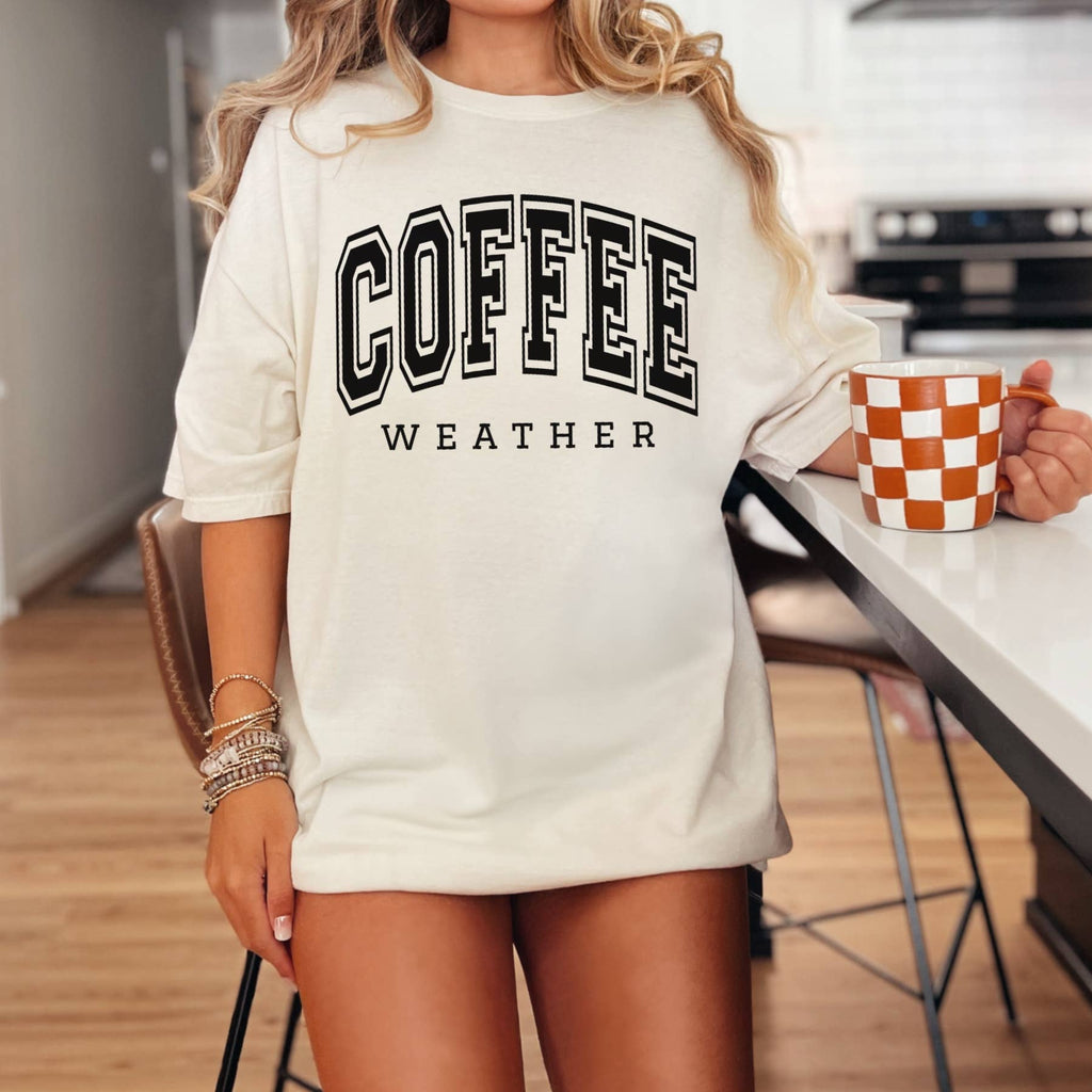 Women'S Graphic Coffee Weather Fall 2024 - Adult & Kids T-Shirts, Sweatshirts & Hoodies apparel design preview 1