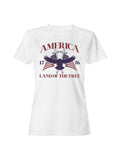 Patriotic Eagle Freedom Emblem Women's - Adult & Kids T-Shirts, Sweatshirts & Hoodies apparel design preview 1