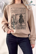 Arizona Cowboy Hand Drawn Graphic Terry - Adult & Kids T-Shirts, Sweatshirts & Hoodies apparel design preview 1
