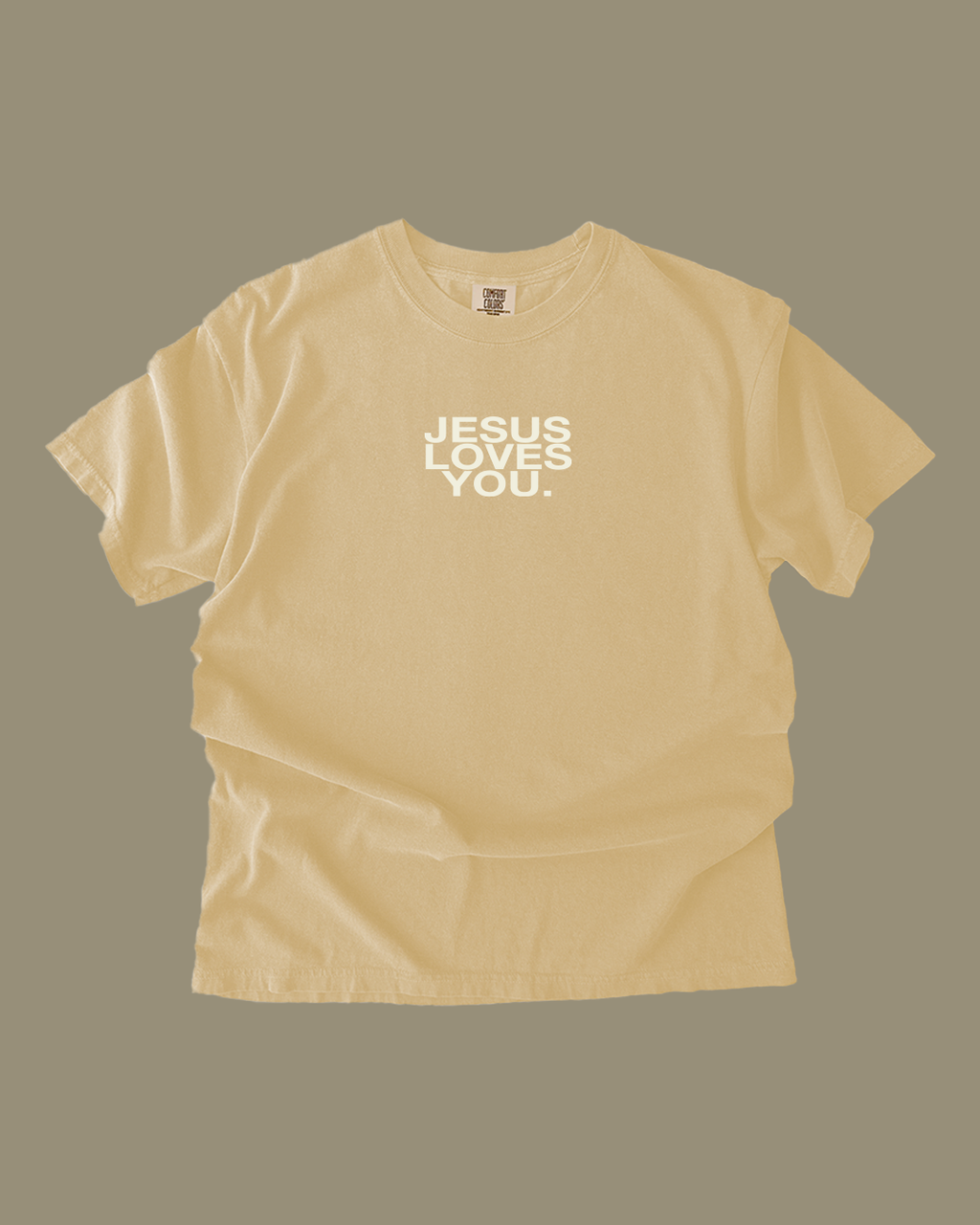 Comfort Colors Logo Buttercream {Ready To Ship} - Adult & Kids T-Shirts, Sweatshirts & Hoodies apparel design preview 1