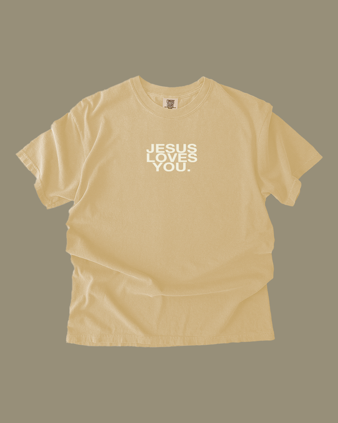 Comfort Colors Logo Buttercream {Ready To Ship} - Adult & Kids T-Shirts, Sweatshirts & Hoodies apparel design preview 1