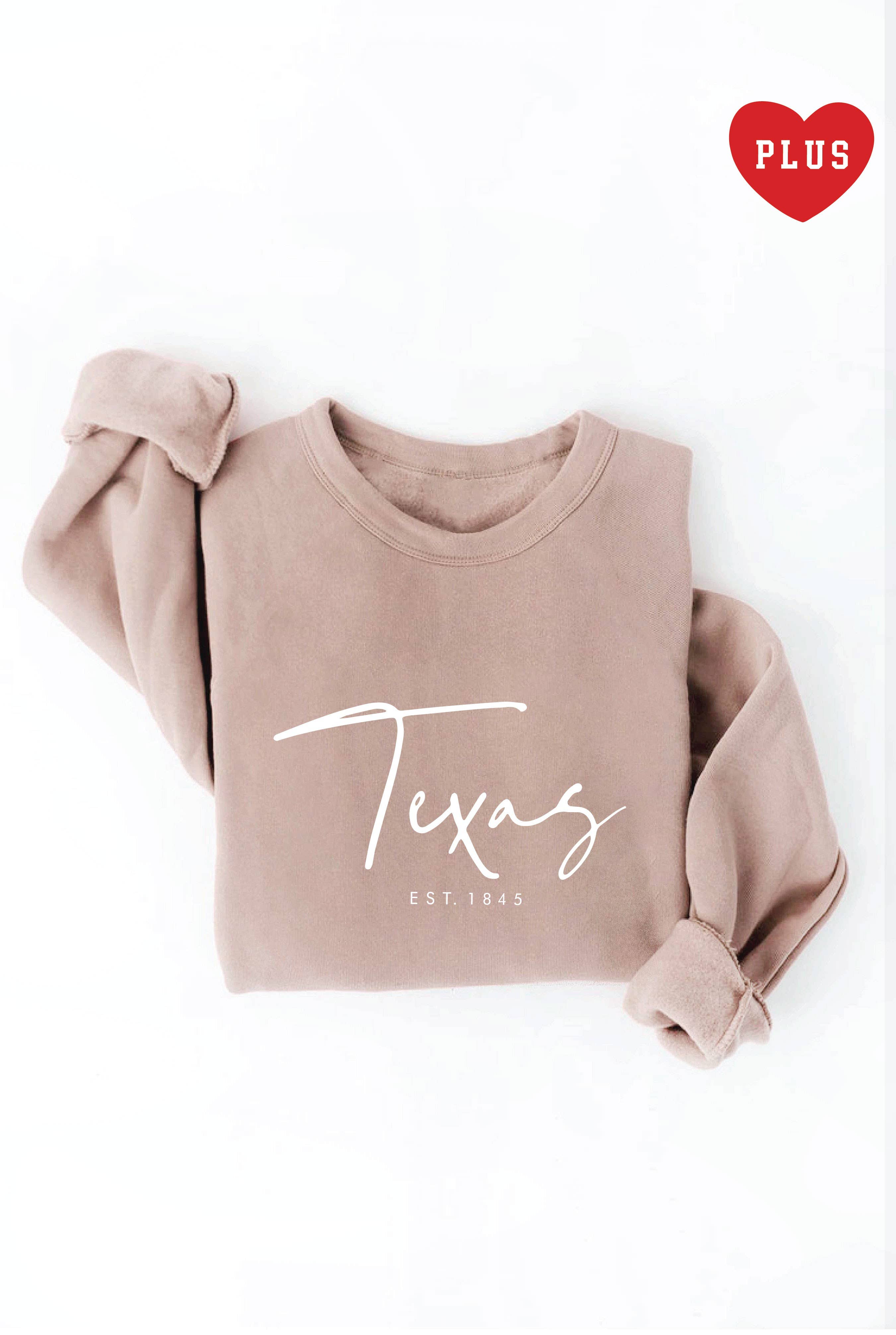 Texas Est. 1845 Plus Graphic - Adult & Kids T-Shirts, Sweatshirts & Hoodies apparel design preview 1