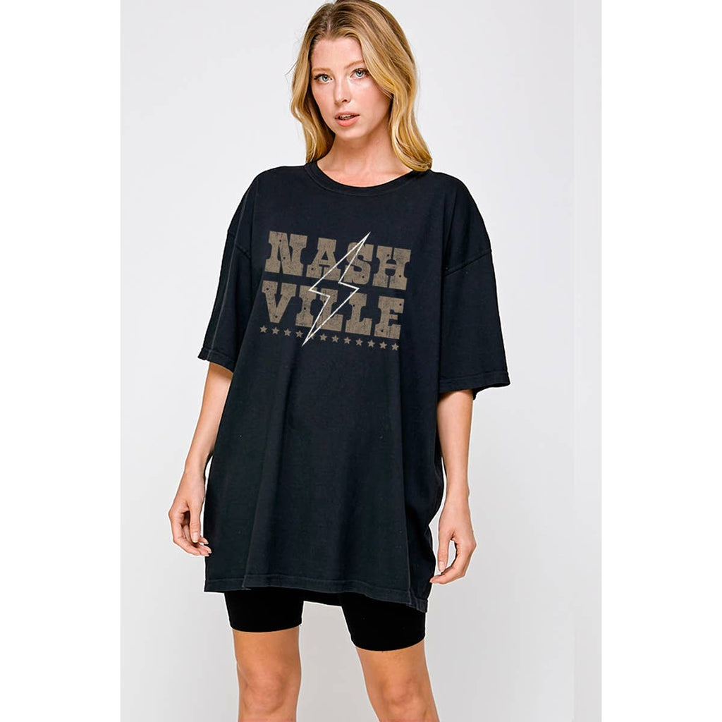 Nashville Vintage Oversized - Adult & Kids T-Shirts, Sweatshirts & Hoodies apparel design preview 1