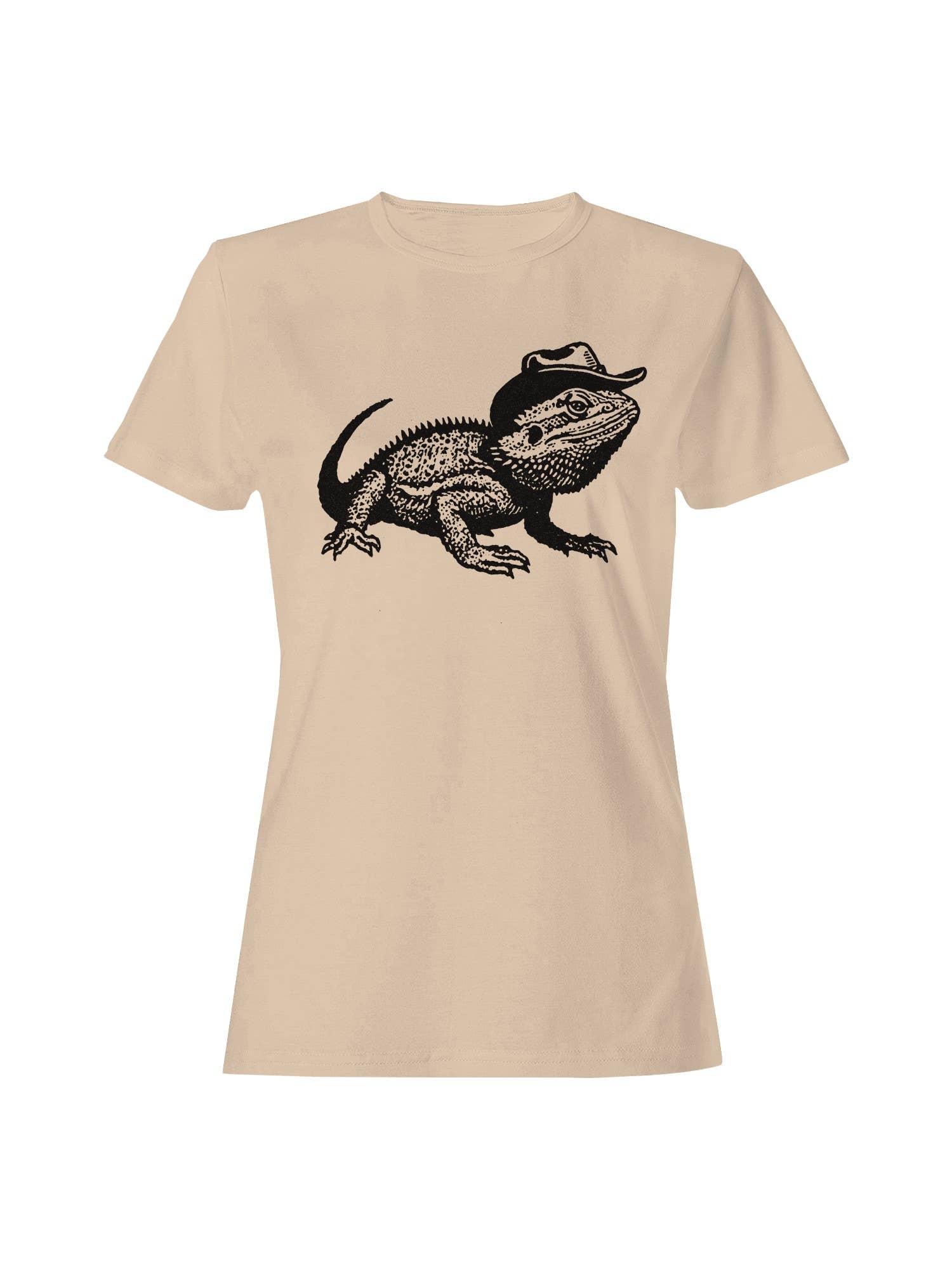Cowboy Lizard Art Illustration Women's - Adult & Kids T-Shirts, Sweatshirts & Hoodies apparel design preview 1
