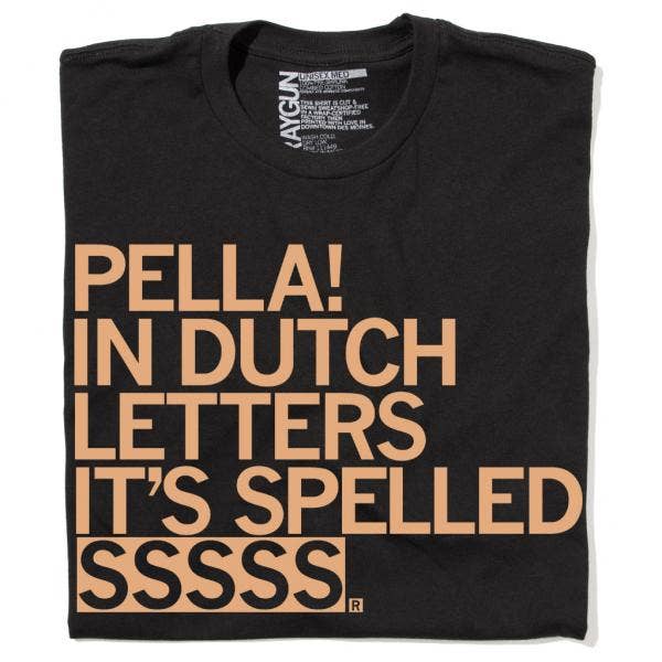 Pella: Dutch Letters (R) - Adult & Kids T-Shirts, Sweatshirts & Hoodies apparel design preview 1