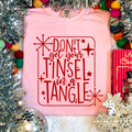 Tinsel in A Tangle Christmas 2025 Comfort Color - Adult & Kids T-Shirts, Sweatshirts & Hoodies apparel design preview 1