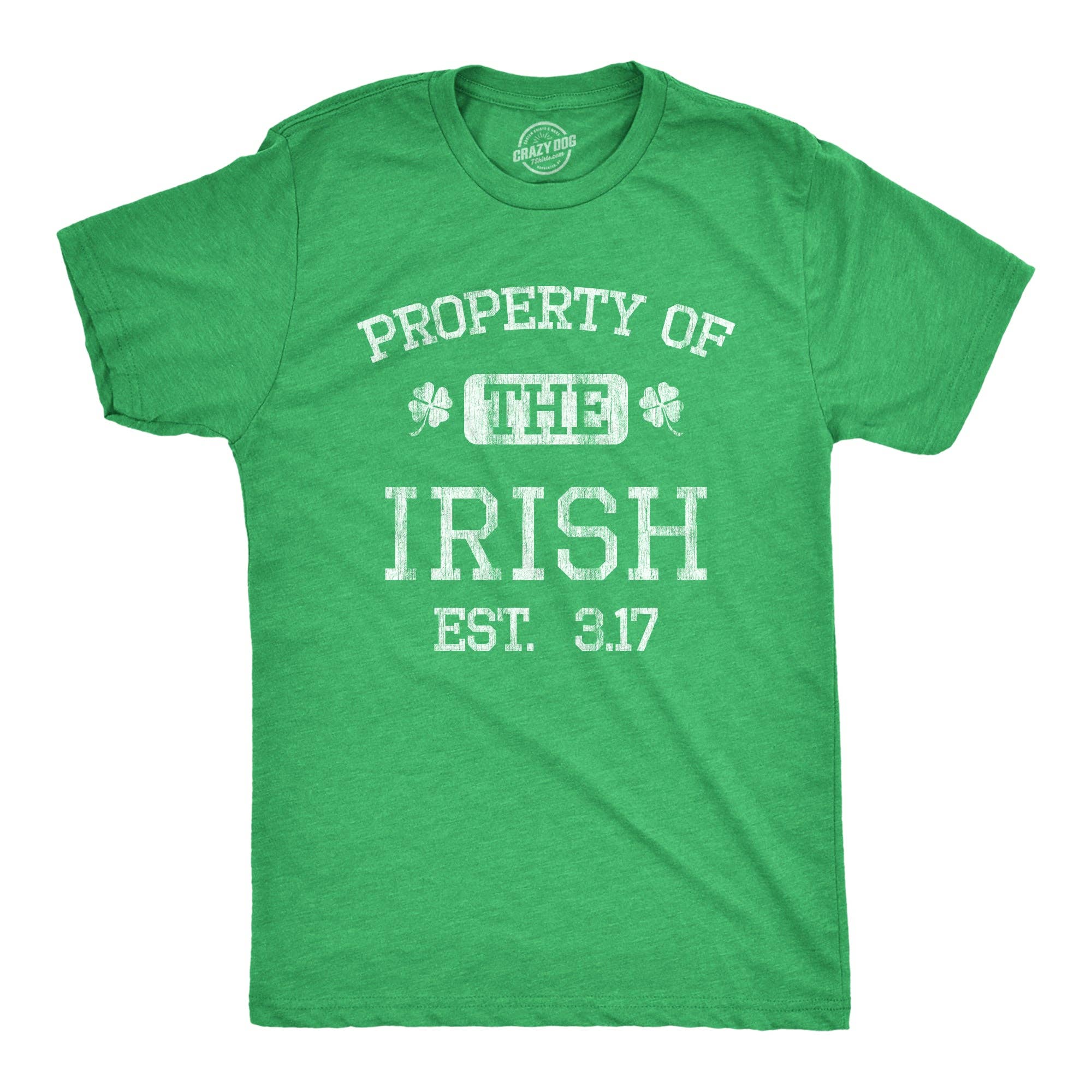 Property of the Irish Men's - Adult & Kids T-Shirts, Sweatshirts & Hoodies apparel design preview 1