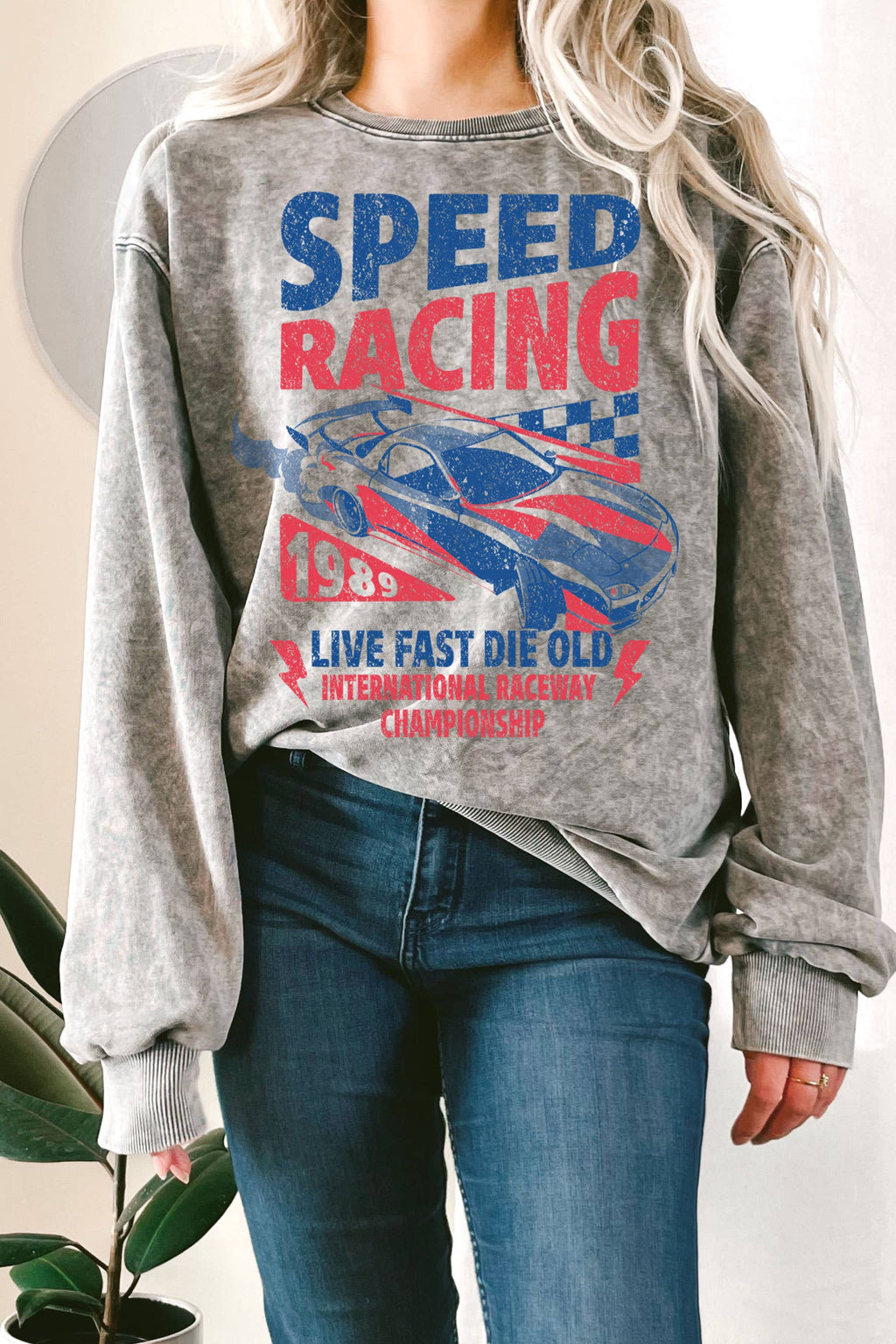 Speed Racing Mineral Graphix Terry - Adult & Kids T-Shirts, Sweatshirts & Hoodies apparel design preview 1