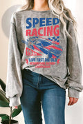 Speed Racing Mineral Graphix Terry - Adult & Kids T-Shirts, Sweatshirts & Hoodies apparel design preview 1