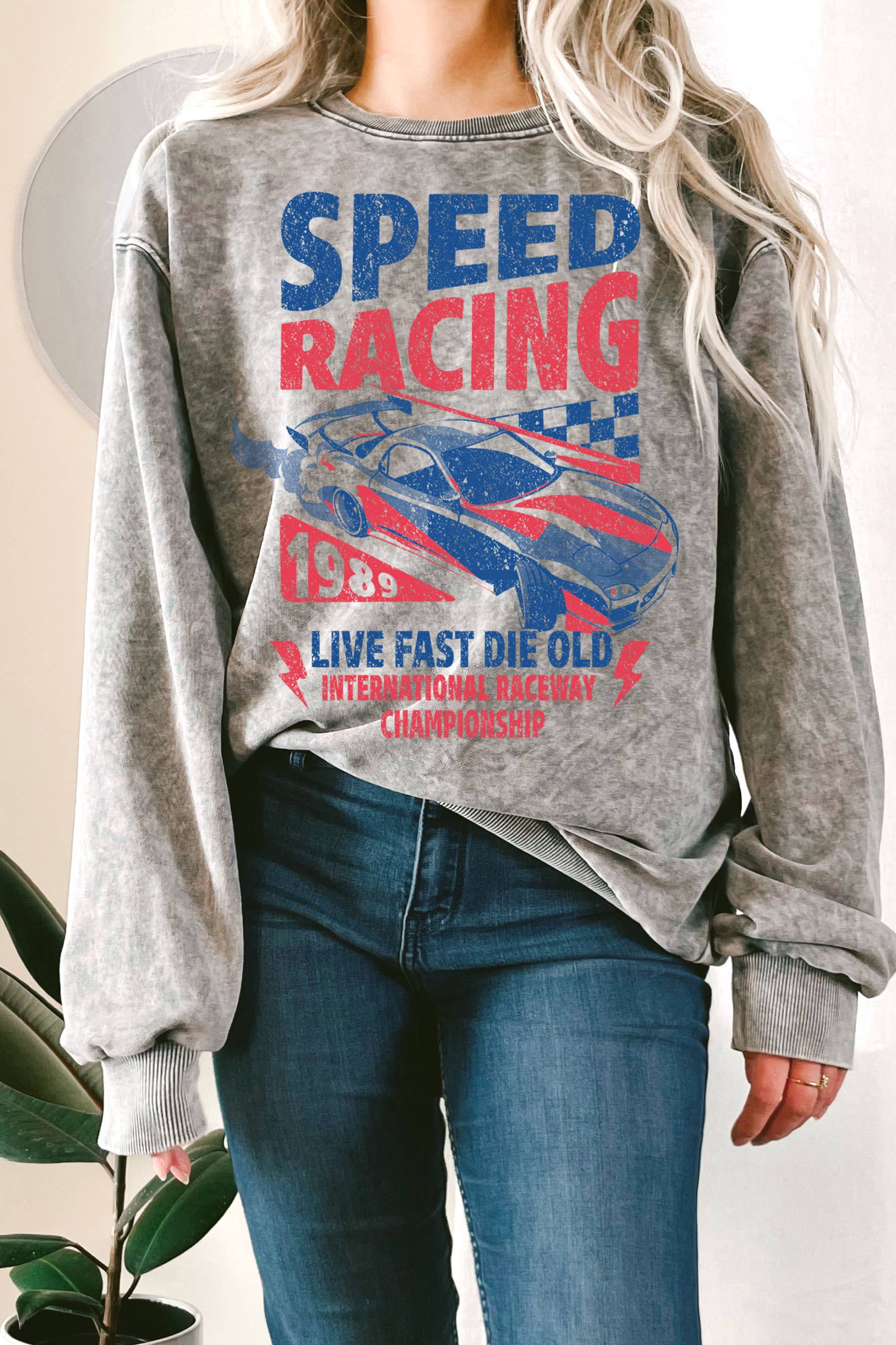 Speed Racing Mineral Graphix Terry - Adult & Kids T-Shirts, Sweatshirts & Hoodies apparel design preview 1