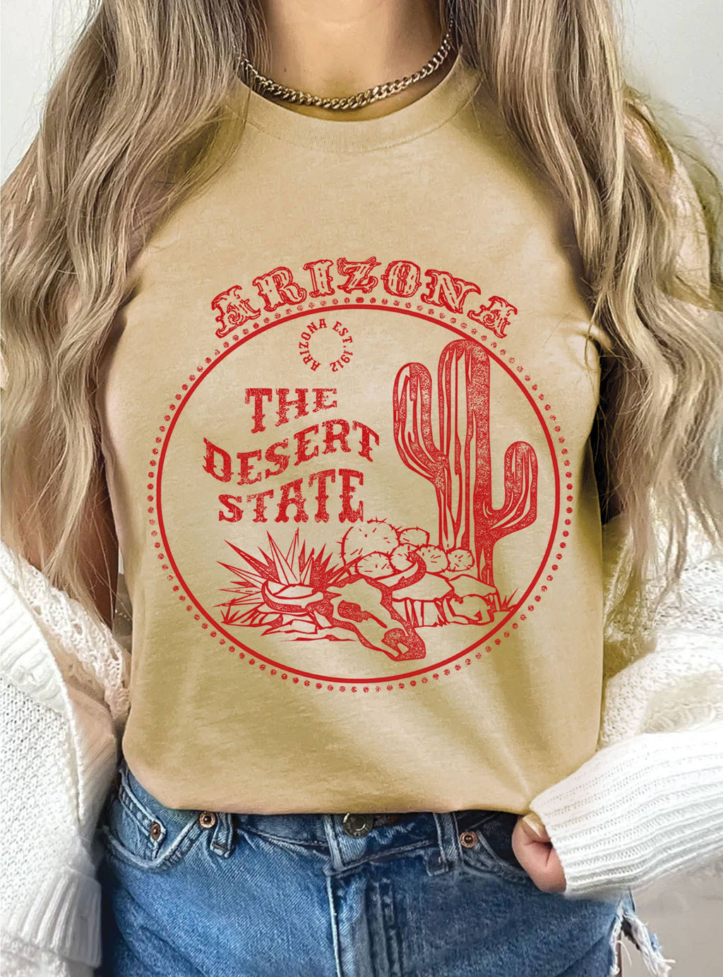 Arizona the Desert State Graphic - Adult & Kids T-Shirts, Sweatshirts & Hoodies apparel design preview 1