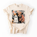 Ghost and Cow, Cute, Autumn, Halloween, Spooky, Fall - Adult & Kids T-Shirts, Sweatshirts & Hoodies apparel design preview 1