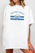 Beverly Hills California Tennis Oversize Graphic - Adult & Kids T-Shirts, Sweatshirts & Hoodies apparel design preview 1