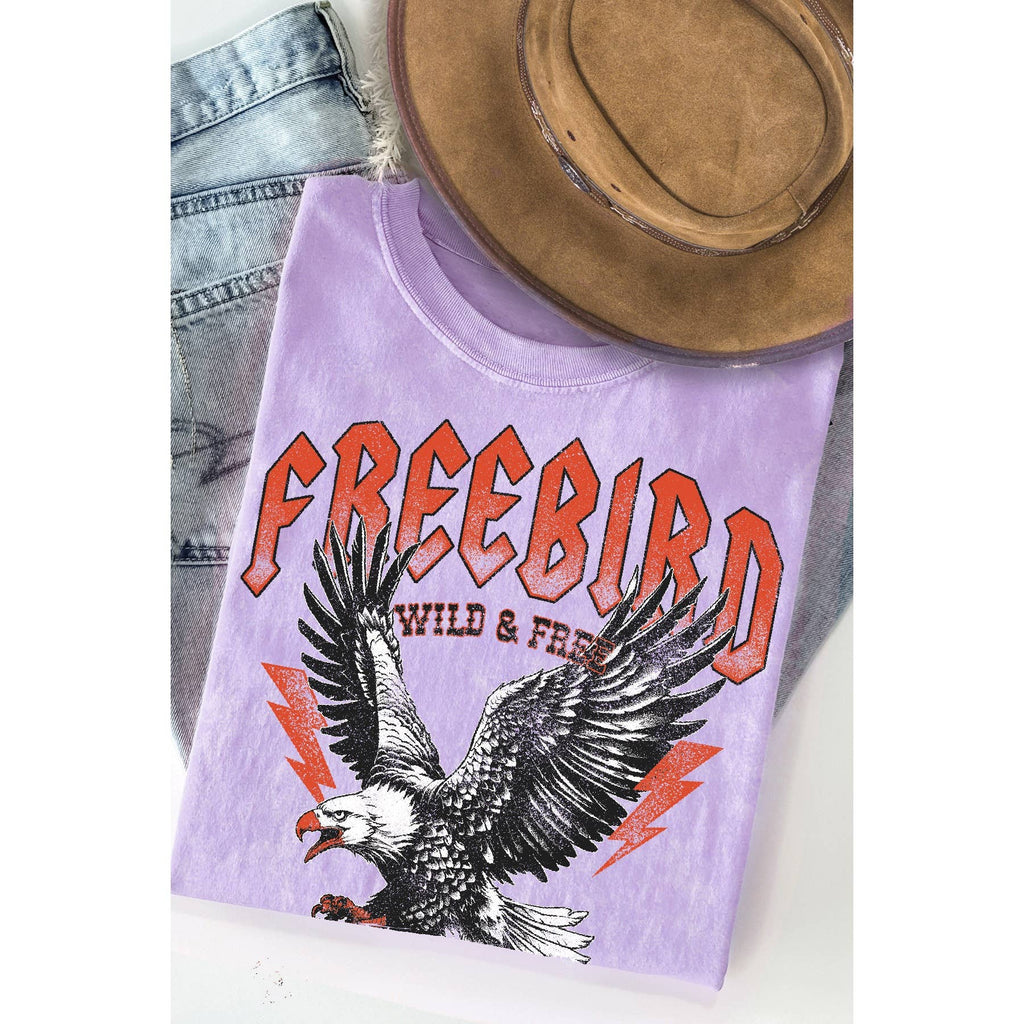 Free Bird Mineral Wash - Adult & Kids T-Shirts, Sweatshirts & Hoodies apparel design preview 1