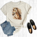 Watercolor Horse - Adult & Kids T-Shirts, Sweatshirts & Hoodies apparel design preview 1