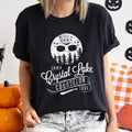 Camp Crystal Lake Counselor Halloween White Print - Adult & Kids T-Shirts, Sweatshirts & Hoodies apparel design preview 1
