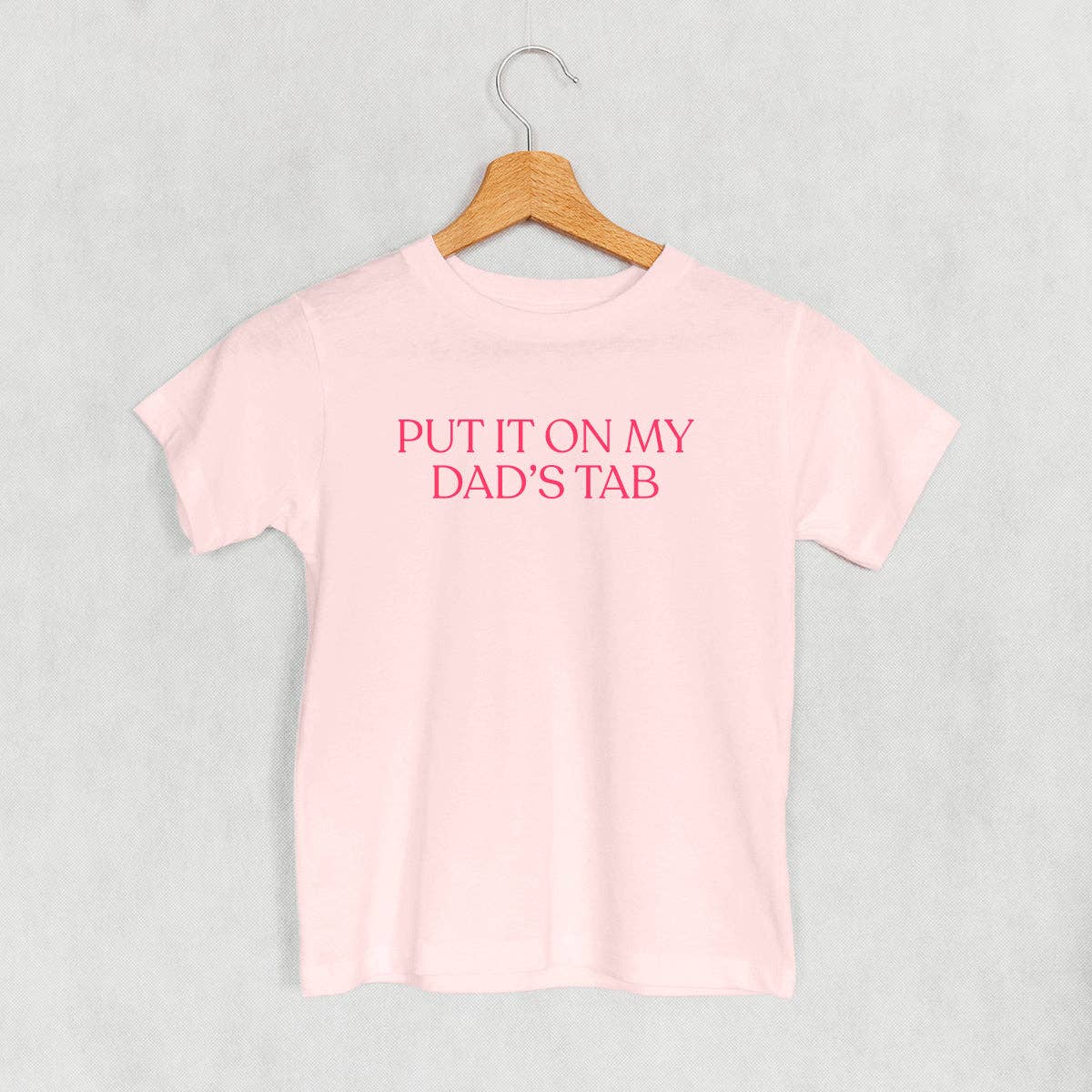 Put It On My Dad's Tab (Kids) - Adult & Kids T-Shirts, Sweatshirts & Hoodies apparel design preview 1