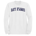 Simple Life Retro Curved Text Men's - Adult & Kids T-Shirts, Sweatshirts & Hoodies apparel design preview 1