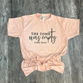 The Tomb Was Empty On Peach - Adult & Kids T-Shirts, Sweatshirts & Hoodies apparel design preview 1