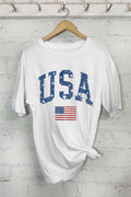 USA Flag-Oversized - Adult & Kids T-Shirts, Sweatshirts & Hoodies apparel design preview 1
