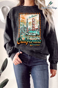 California Hand Drawn Mineral Graphix Terry Sweatshir - Adult & Kids T-Shirts, Sweatshirts & Hoodies apparel design preview 1