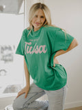 Take Me Back To Tulsa Green Thrifted - Adult & Kids T-Shirts, Sweatshirts & Hoodies apparel design preview 1