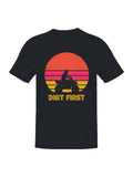 Retro Dirt First Atv Adventure Men's - Adult & Kids T-Shirts, Sweatshirts & Hoodies apparel design preview 1
