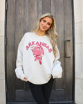 Arkansas Razorbacks Football Run Sand Thrifted - Adult & Kids T-Shirts, Sweatshirts & Hoodies apparel design preview 1