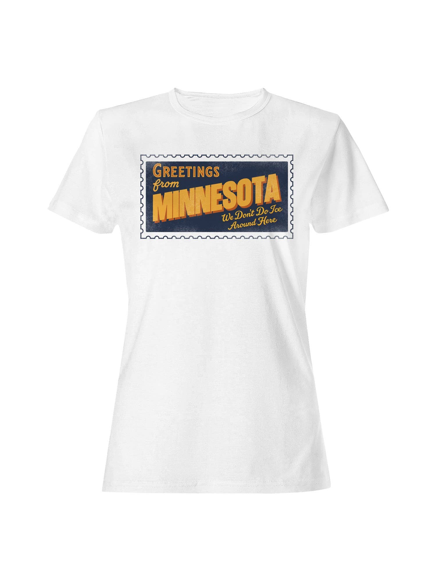 Minnesota: We Don'T Do Ice Women's White - Adult & Kids T-Shirts, Sweatshirts & Hoodies apparel design preview 1