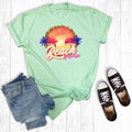 Beach Please Spring Break Graphic - Adult & Kids T-Shirts, Sweatshirts & Hoodies apparel design preview 1