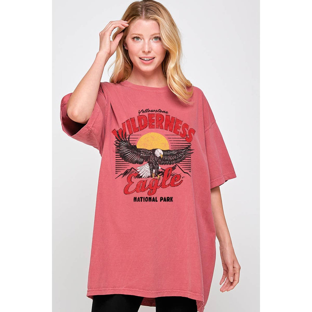 Wilderness Eagle Graphic Oversized - Adult & Kids T-Shirts, Sweatshirts & Hoodies apparel design preview 1