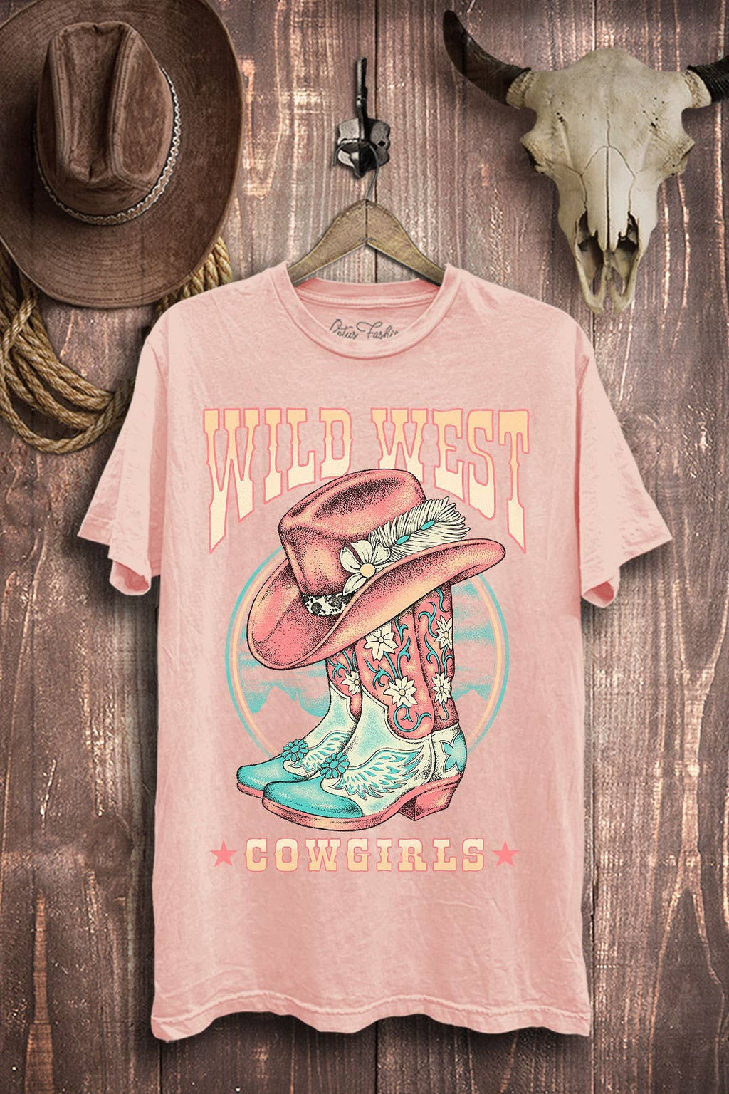 Wild West Cowgirls Graphic Top - Adult & Kids T-Shirts, Sweatshirts & Hoodies apparel design preview 1