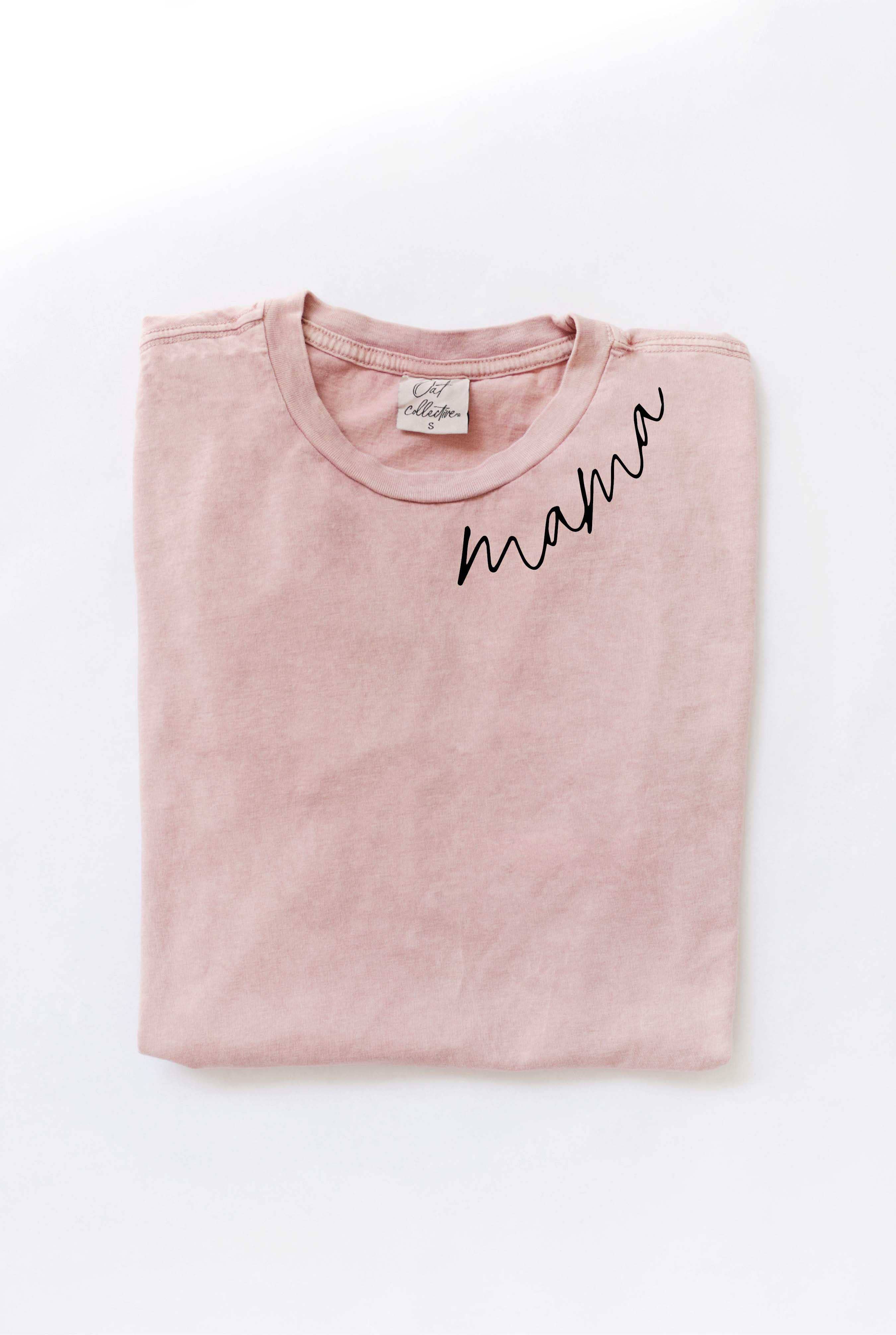 Mama Mineral Washed Graphic Top - Adult & Kids T-Shirts, Sweatshirts & Hoodies apparel design preview 1