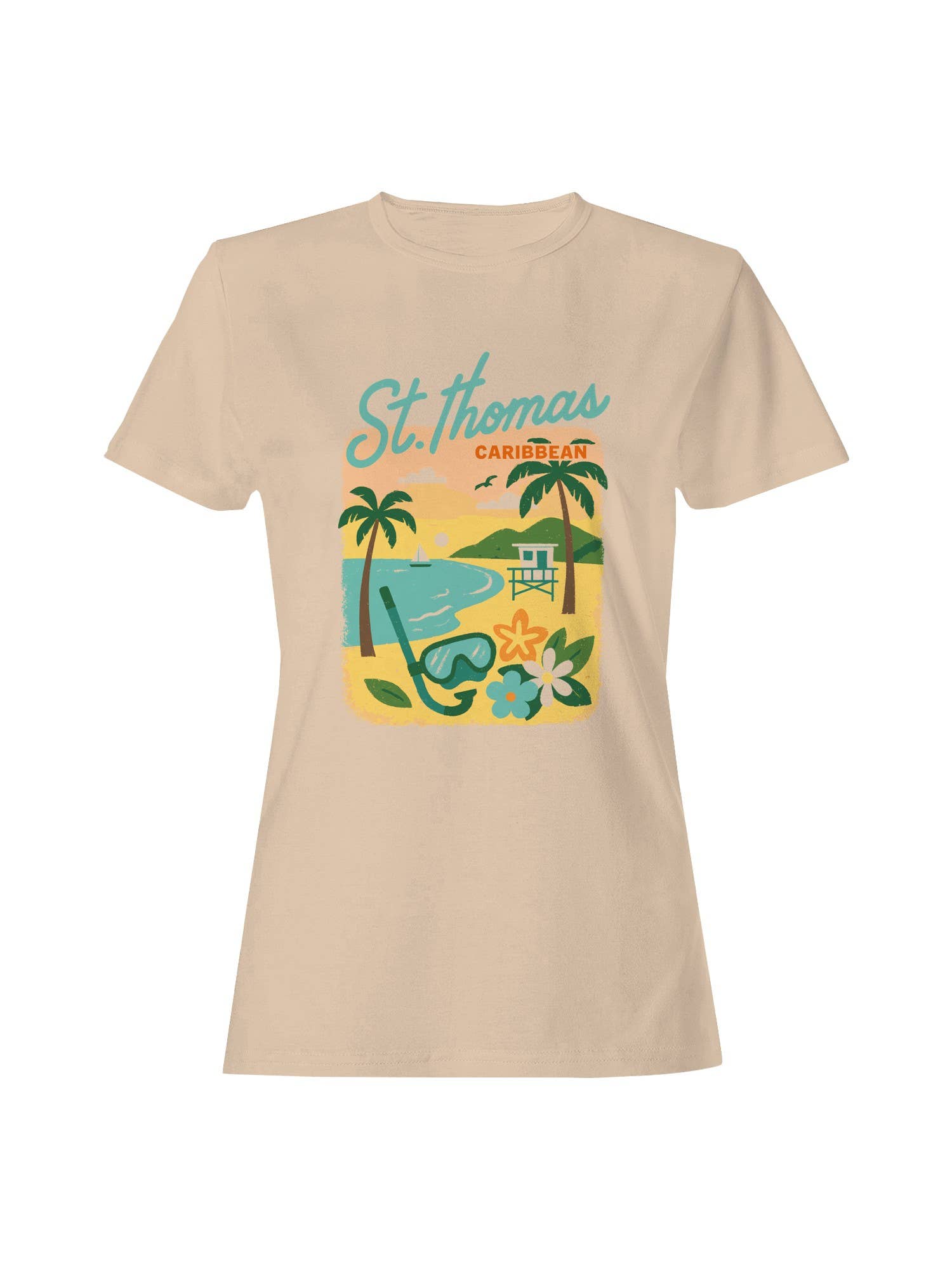St. Thomas Caribbean Vibes Women's - Adult & Kids T-Shirts, Sweatshirts & Hoodies apparel design preview 1