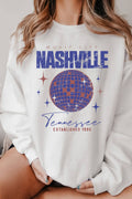 Nashville Disco Ball Graphic Brushed - Adult & Kids T-Shirts, Sweatshirts & Hoodies apparel design preview 1