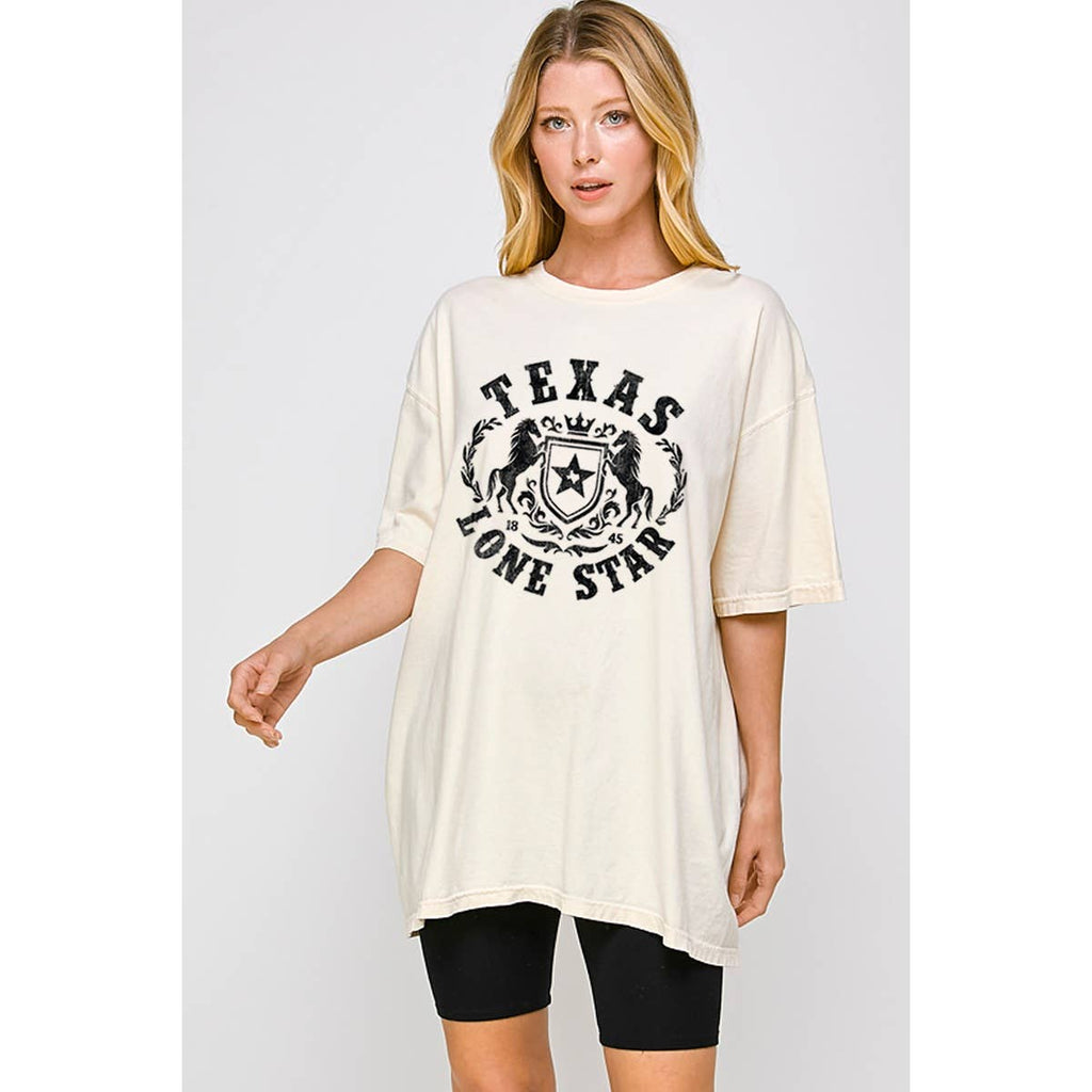 Texas Lone Star Vintage Graphic - Adult & Kids T-Shirts, Sweatshirts & Hoodies apparel design preview 1