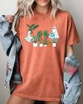 Plant Lover, Ghost, Skeleton, Spooky, Halloween - Adult & Kids T-Shirts, Sweatshirts & Hoodies apparel design preview 1
