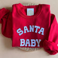 Santa Baby Crewneck Festive Holiday Sweaters - Adult & Kids T-Shirts, Sweatshirts & Hoodies apparel design preview 1