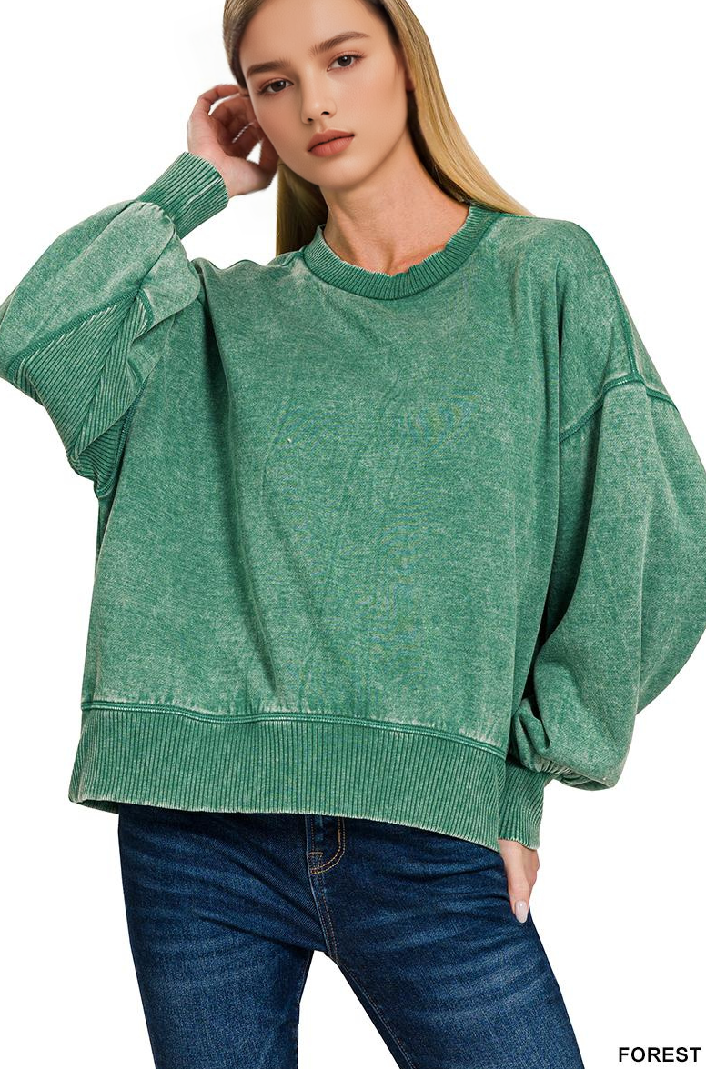 .Acid Wash Fleece Oversized SI-25156 - Adult & Kids T-Shirts, Sweatshirts & Hoodies apparel design preview 1