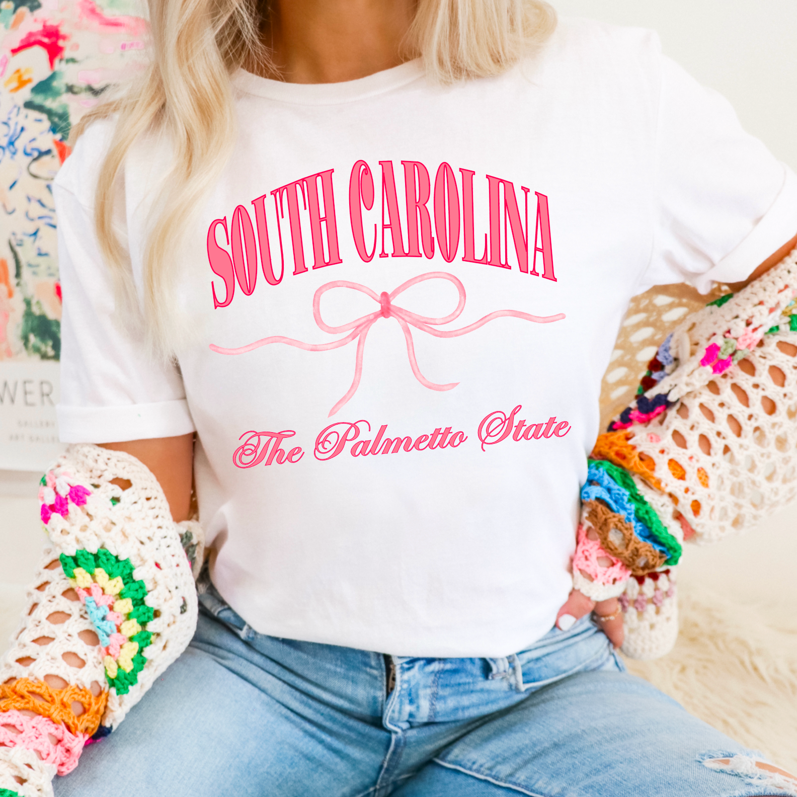 Coquette South Carolina Ladies Graphic - Adult & Kids T-Shirts, Sweatshirts & Hoodies apparel design preview 1