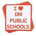 I Heart Des Moines Public Schools Sticker - Adult & Kids T-Shirts, Sweatshirts & Hoodies apparel design preview 1
