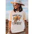Raise Hell Cowboy Graphic Oversized - Adult & Kids T-Shirts, Sweatshirts & Hoodies apparel design preview 1