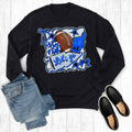 Custom Retro Gameday Let's Go Football - Adult & Kids T-Shirts, Sweatshirts & Hoodies apparel design preview 1
