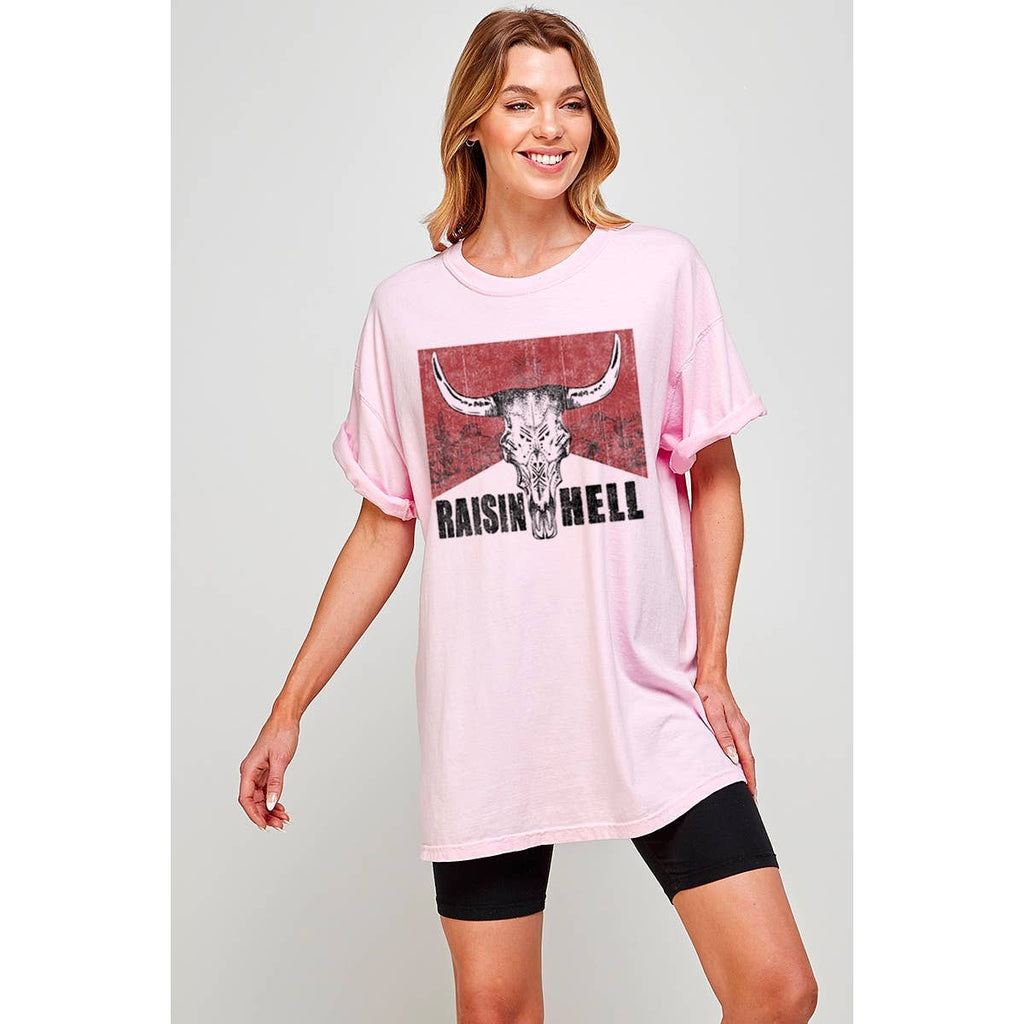 Raisin Hell Graphic Oversized - Adult & Kids T-Shirts, Sweatshirts & Hoodies apparel design preview 1