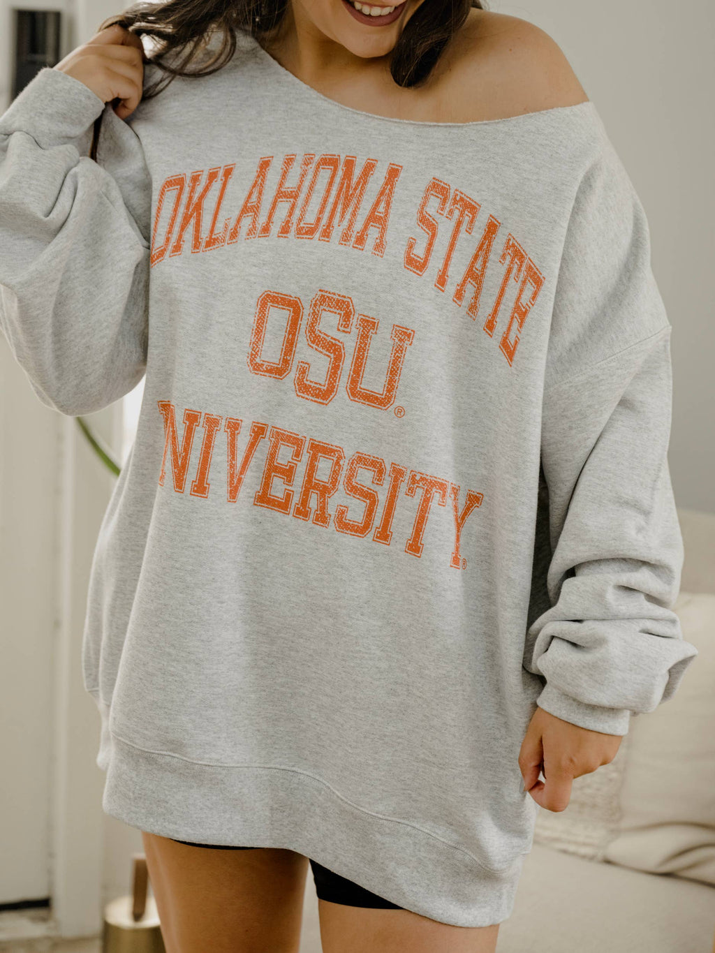 Osu Cowboys Vintage Sport Ash Gray Flashdance - Adult & Kids T-Shirts, Sweatshirts & Hoodies apparel design preview 1