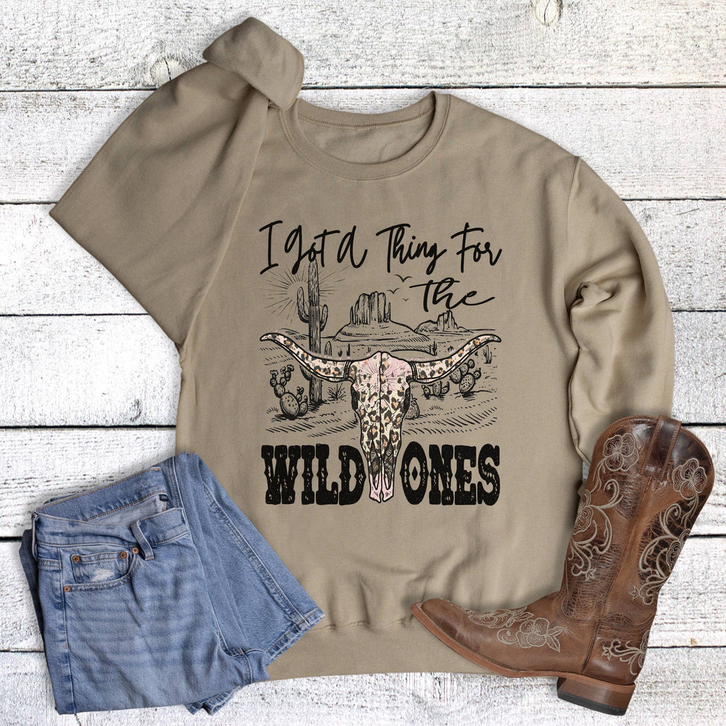 Western Got A Thing For the Wild Ones - Adult & Kids T-Shirts, Sweatshirts & Hoodies apparel design preview 1