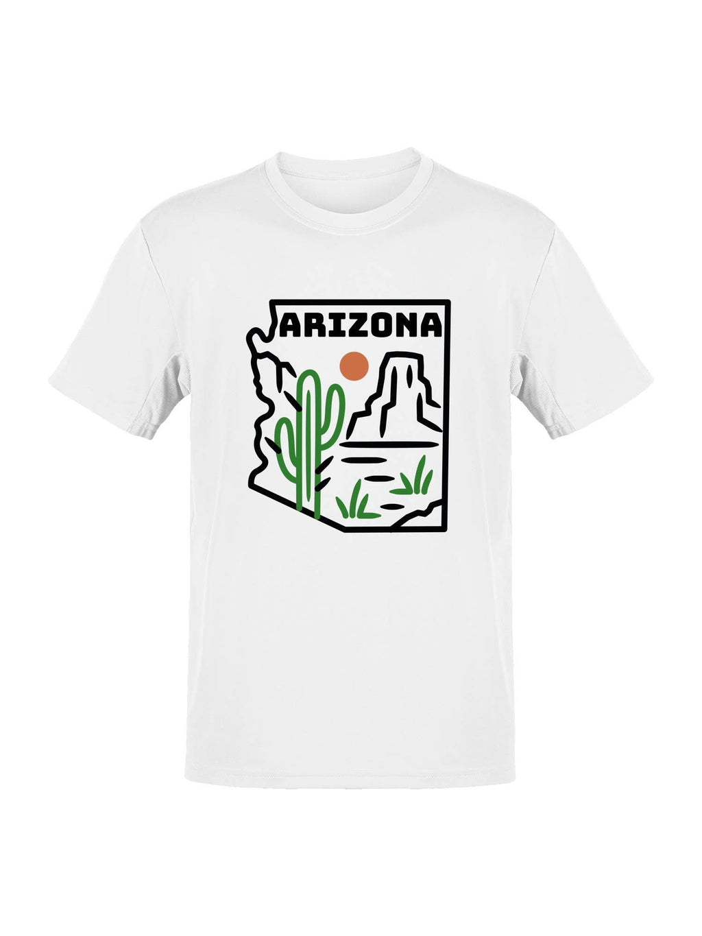 Arizona Cactus Desert Art Men's - Adult & Kids T-Shirts, Sweatshirts & Hoodies apparel design preview 1